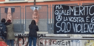 Liceali appendono cartonati di Meloni e Valditara a testa in giù: sospesi gli studenti studenti sospesi